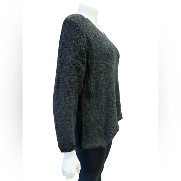 Shannon Passero Knit Sweater Black Flare High Low Womens Size Small. - Picture 2 of 9
